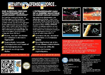 Earth Defense Force (Europe) box cover back